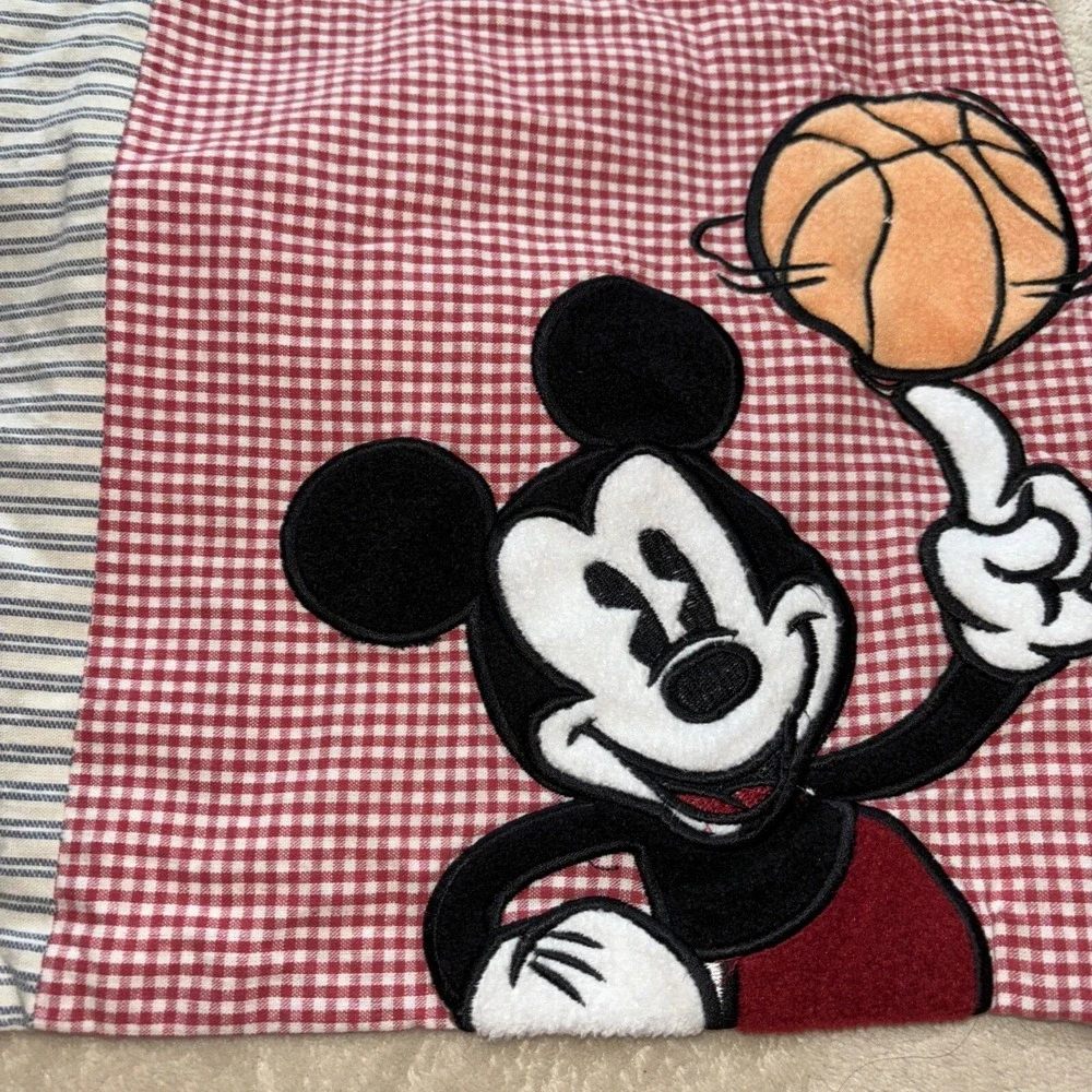 Disney‎ Sports Mickey Window Valance Curtain 56x13 Pie Eyed Mickey Mouse Theme